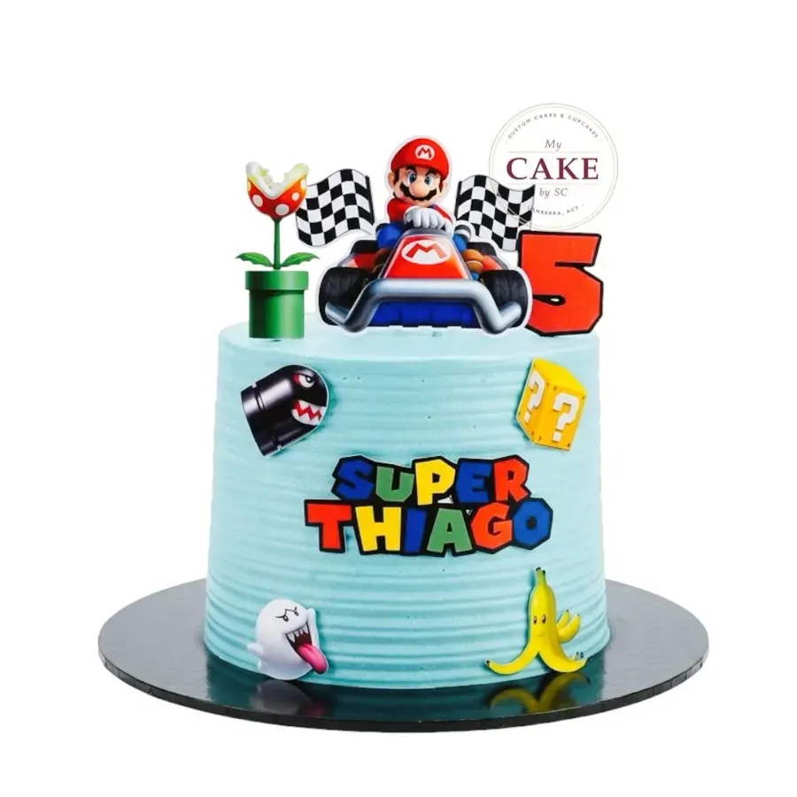 A racing themed cake