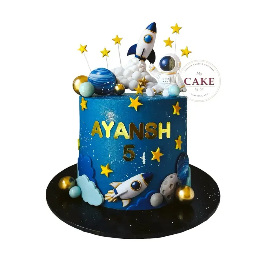 A space themed cake
