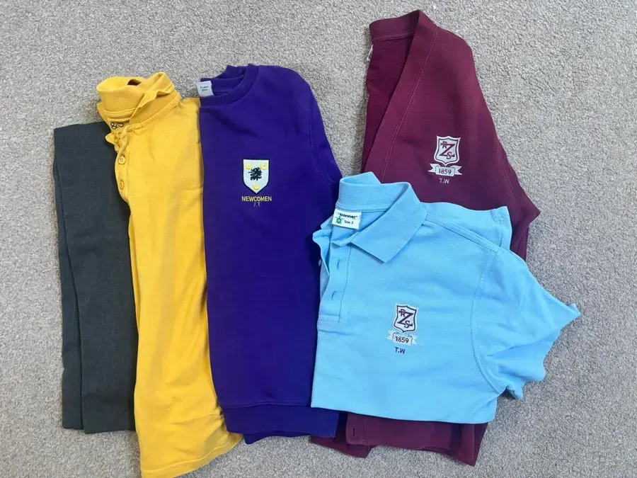 Bears made from school polo shirts